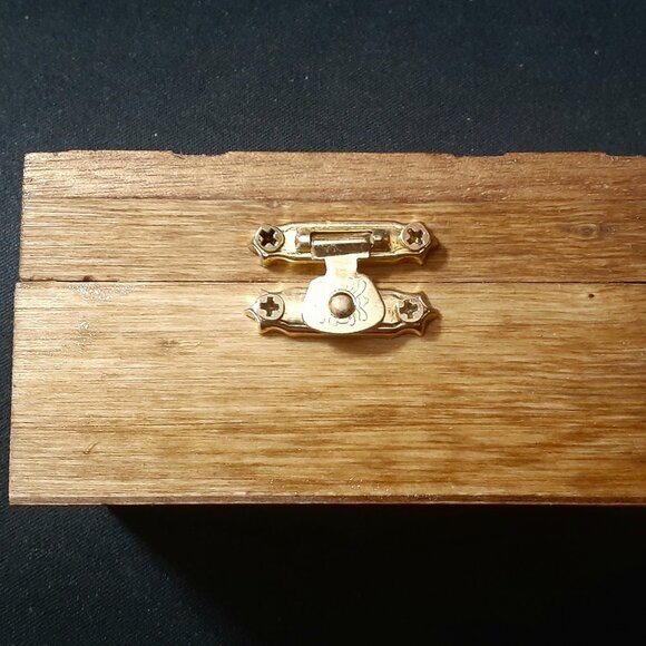 NEW!! Handmade Wood Trinket/Jewelry Box with Lid and Latch - Newly Made!! - Picture 2 of 12